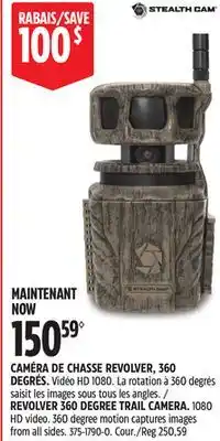 Canadian Tire Stealth Cam REVOLVER 360 DEGREE TRAIL CAMERA offer