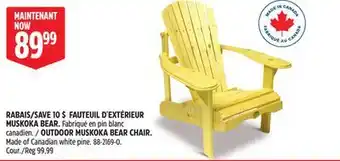 Canadian Tire ADIRONDACK OUTDOOR MUSKOKA BEAR CHAIR offer