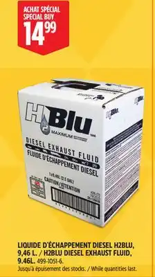 Canadian Tire H2BLU DIESEL EXHAUST FLUID, 9.46L offer