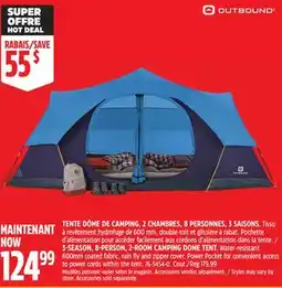 Canadian Tire ROOM CAMPING DOME TENT offer