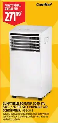 Canadian Tire COMFEE 5K BTU SACC PORTABLE AIR CONDITIONER offer