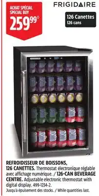 Canadian Tire 126 CAN BEVERAGE CENTRE offer