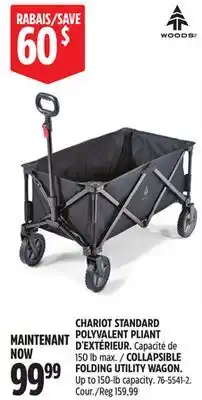 Canadian Tire WOODS COLLAPSIBLE FOLDING UTILITY WAGON offer