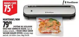 Canadian Tire VS1230 SPACE SAVER VACUUM SEALER SYSTEM offer