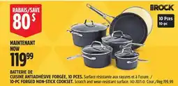Canadian Tire HERITAGE THE ROCK 10-PC FORGED NON-STICK COOKSET offer