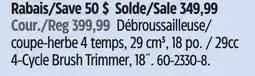 Canadian Tire Troy-Bilt 9cc 4-Cycle Brush Trimmer, 18˝ offer