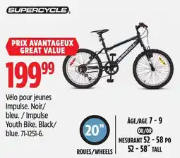 Canadian Tire SUPERCYCLE Impulse Youth Bike offer