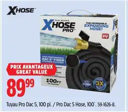 Canadian Tire Pro Dac 5 Hose, 100´ offer