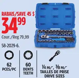 Canadian Tire Mastercraft General Use Socket Sets offer