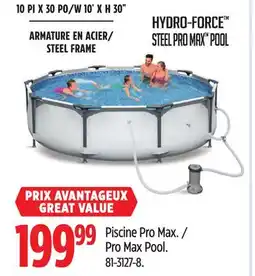 Canadian Tire Pro Max Pool offer
