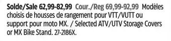 Canadian Tire Raider Selected ATV/UTV Storage Covers or MX Bike Stand offer