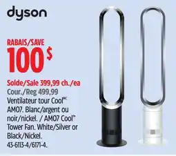 Canadian Tire Dyson AM07 Cool Tower Fan offer