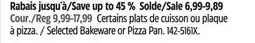 Canadian Tire Master Chef Selected Bakeware or Pizza Pan offer