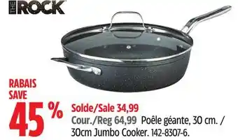 Canadian Tire Rock 30cm Jumbo Cooker offer