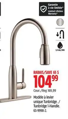 Canadian Tire Peerless Tunbridge 1-Handle offer