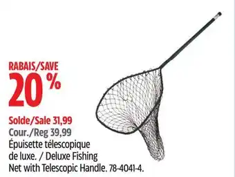 Canadian Tire Lucky Deluxe Fishing Net with Telescopic Handle offer