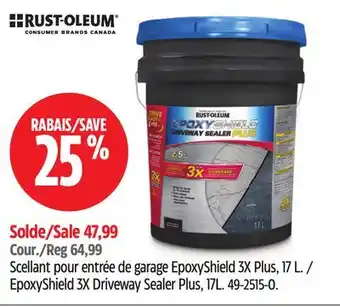 Canadian Tire EpoxyShield 3X Driveway Sealer Plus offer