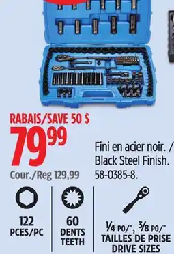 Canadian Tire Mastercraft ¼ PO/, ⅜ PO/ TAILLES DE PRISE DRIVE SIZES offer