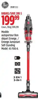Canadian Tire Hoover Modèle autoporteur Bon départ Emerge offer