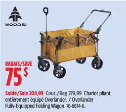 Canadian Tire Overlander Fully-Equipped Folding Wagon offer