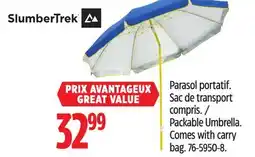 Canadian Tire Packable Umbrella. Comes with carry bag offer