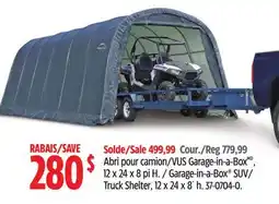 Canadian Tire Shelterlogic Garage-in-a-Box SUV/ Truck Shelter offer