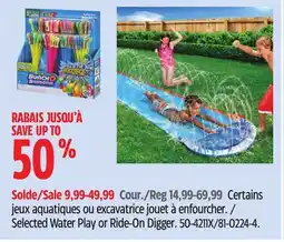 Canadian Tire Selected Water Play or Ride-On Digger offer