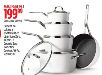Canadian Tire Heritage the Rock Ceramic Zero Non-Stick Cookset offer