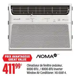 Canadian Tire NOMA 8000-BTU Inverter Window Air Conditioner offer