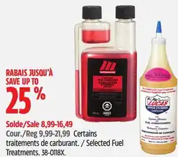 Canadian Tire Lucas Selected Fuel Treatments offer