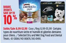 Canadian Tire Selected Dry and Wet Dog Food and Dental Treats offer