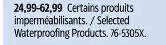 Canadian Tire WOODS Selected Waterproofing Products offer