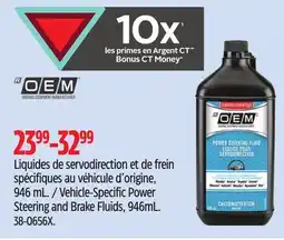 Canadian Tire Vehicle-Specific Power Steering and Brake Fluids, 946mL offer