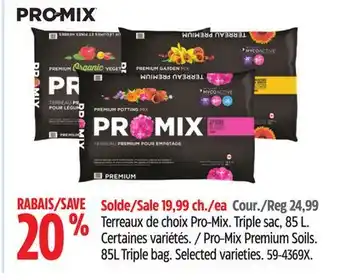 Canadian Tire Pro-Mix Pro-Mix Premium Soils offer