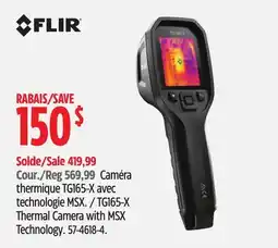 Canadian Tire TG165-X Thermal Camera with MSX Technology offer