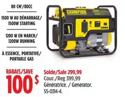 Canadian Tire Generator offer