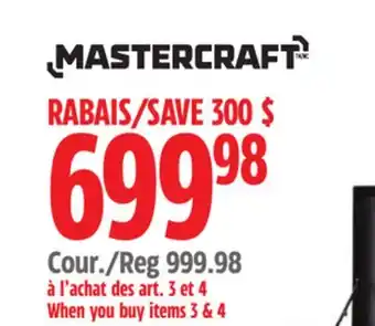 Canadian Tire Mastercraft Chests offer
