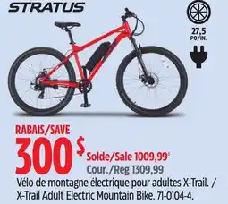 Canadian Tire Stratus X-Trail Adult Electric Mountain Bike offer