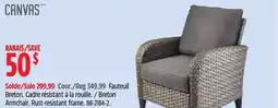 Canadian Tire Canvas Breton Armchair offer