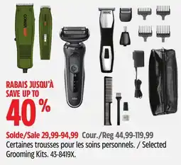 Canadian Tire Selected Grooming Kits offer