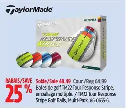 Canadian Tire TM22 Tour Response Stripe Golf Balls, Multi-Pack offer