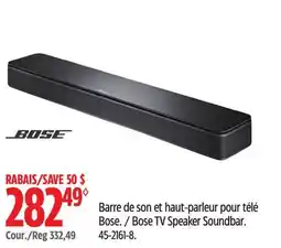 Canadian Tire BOSE TV Speaker Soundbar offer