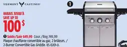 Canadian Tire Vermont 2-Burner Convertible Gas Griddle offer