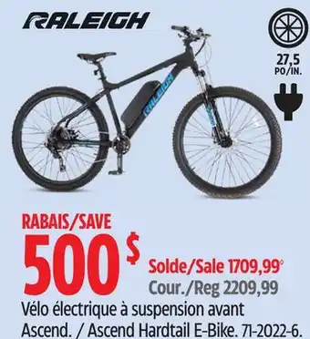 Canadian Tire Ascend Hardtail E-Bike offer