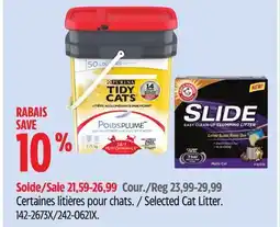 Canadian Tire Purina Selected Cat Litter offer