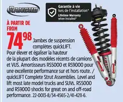 Canadian Tire Level and lift most late model trucks and SUVs offer