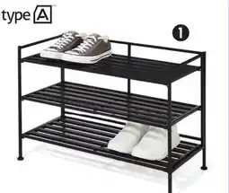 Canadian Tire Type A Stackable 3-Tier Shoe Rack offer