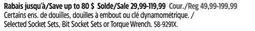 Canadian Tire Stanley Selected Socket Sets, Bit Socket Sets or Torque Wrench offer
