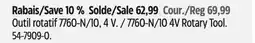 Canadian Tire Dremel 7760-N/10 4V Rotary Tool offer