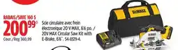 Canadian Tire Dewalt 20V MAX Circular Saw Kit with E-Brake offer